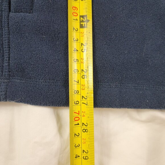 Outdoor Life Mens Large Polar Fleece Navy Blazer Vest Casual Outdoors Comfort - Picture 11 of 11